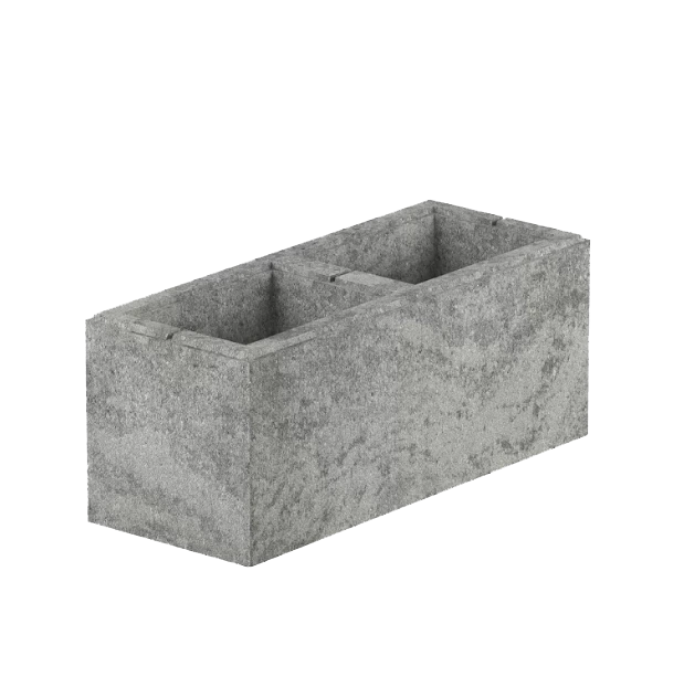 Image of a light shadow CMU colored block.
