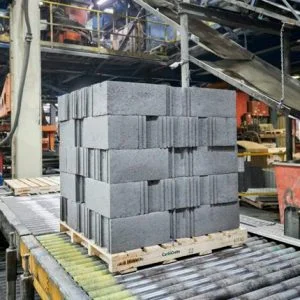 Image showing CMU blocks pallet by Orange Pavers.