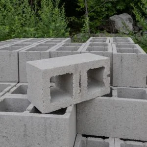 Image showing a stack of Gray CMU blocks.