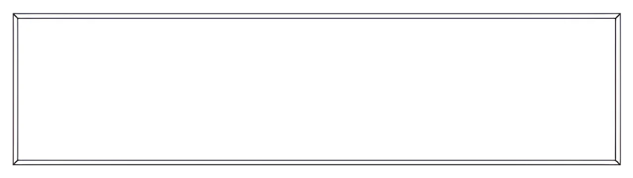 Image showing the dimensions of the 24" Lunar Path concrete plank pavers.