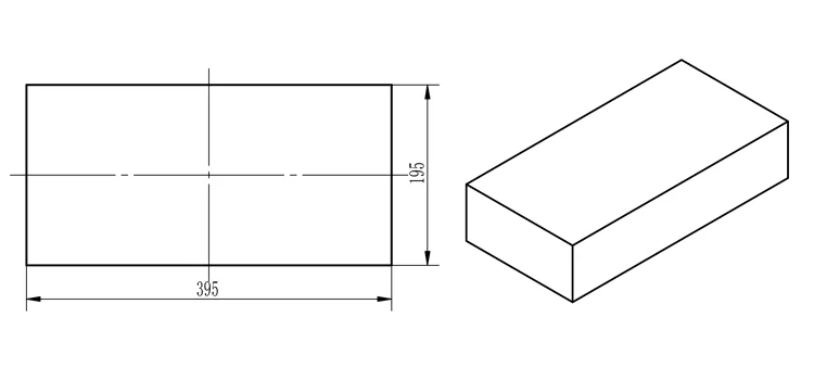 Image showing 16x8-inch Cap by Orange Pavers.