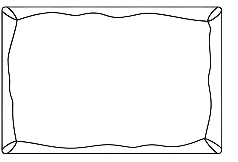 Image showing the measurements of the 9" x 6" x 2 3/8" Flint Stone pavers.